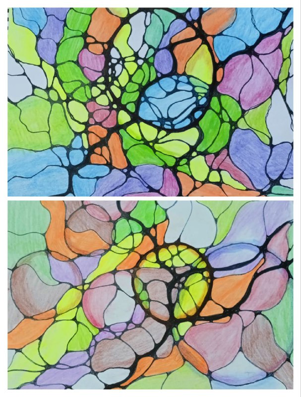 Мои вчерашние благодарности. Одну рисовала в дороге, вторую