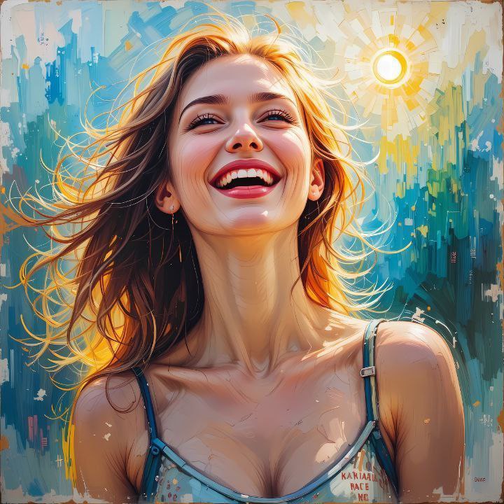 А счастье ходит по пятам. Но мы его