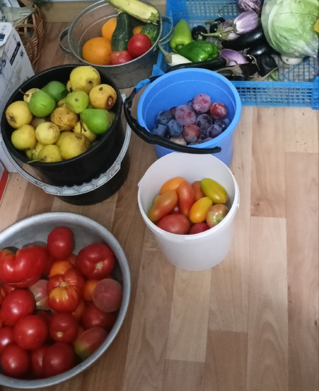 Август -время урожая. Благодарю ,что удался и все